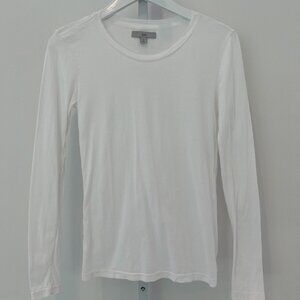 TEE WHITE 100% PIMA COTTON LONG SLEEVE T-SHIRT SIZE S #3